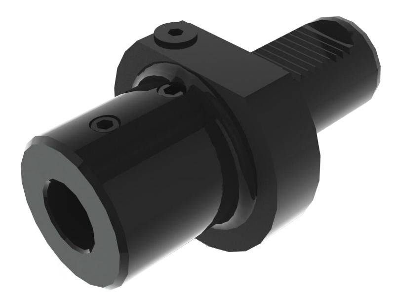 VDI40 UDrill Holder, FORM E1, ID=(2)" inch HEGRA Machine Tools Supply